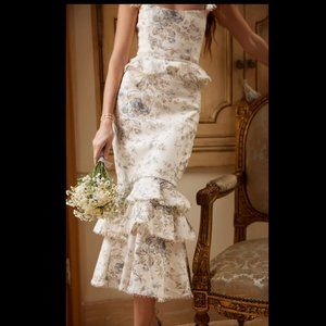 V Chapman Violet Dress - Blue Murano